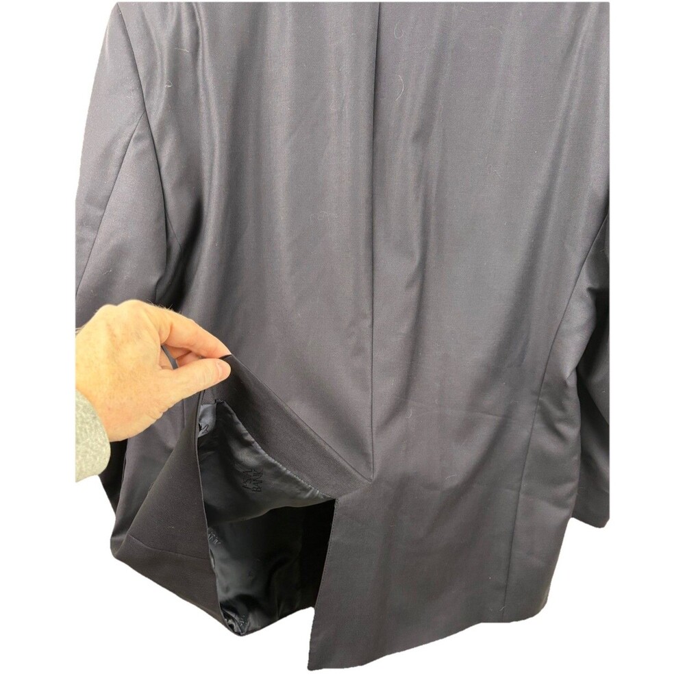 Jos A Bank Navy Blue Signature Gold 46S 100% Wool Blazer Sport Coat Jacket - Picture 9 of 9